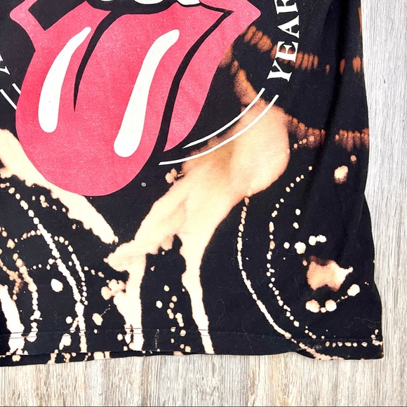 Original Vintage “The Rolling Stones” 2013 Concert Tye Dye T Shirt Size Medium - Picture 9 of 16